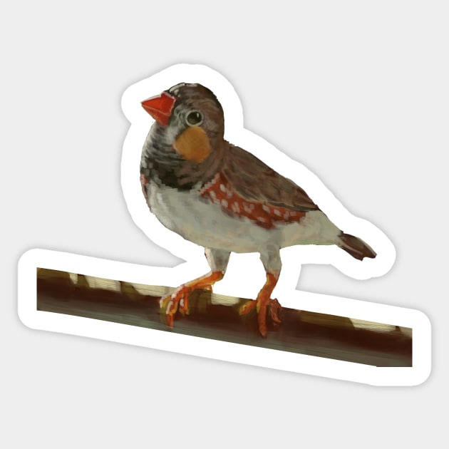 Birdy Sticker by Pushi